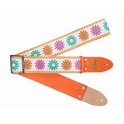 Elara Straps (エララストラップ) Happy Daisy Tangerine Ultrasuede 