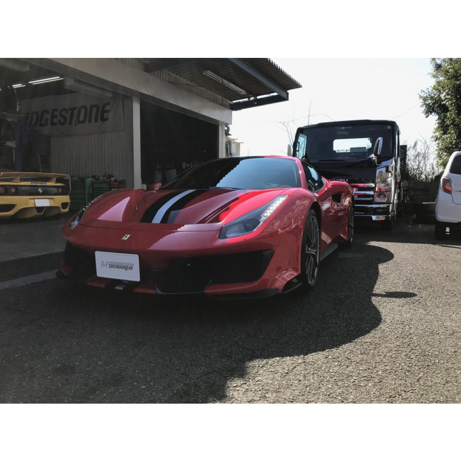 フェラーリ488ピスタ専用取説付属で簡単装着！純正マフラー音量を自由