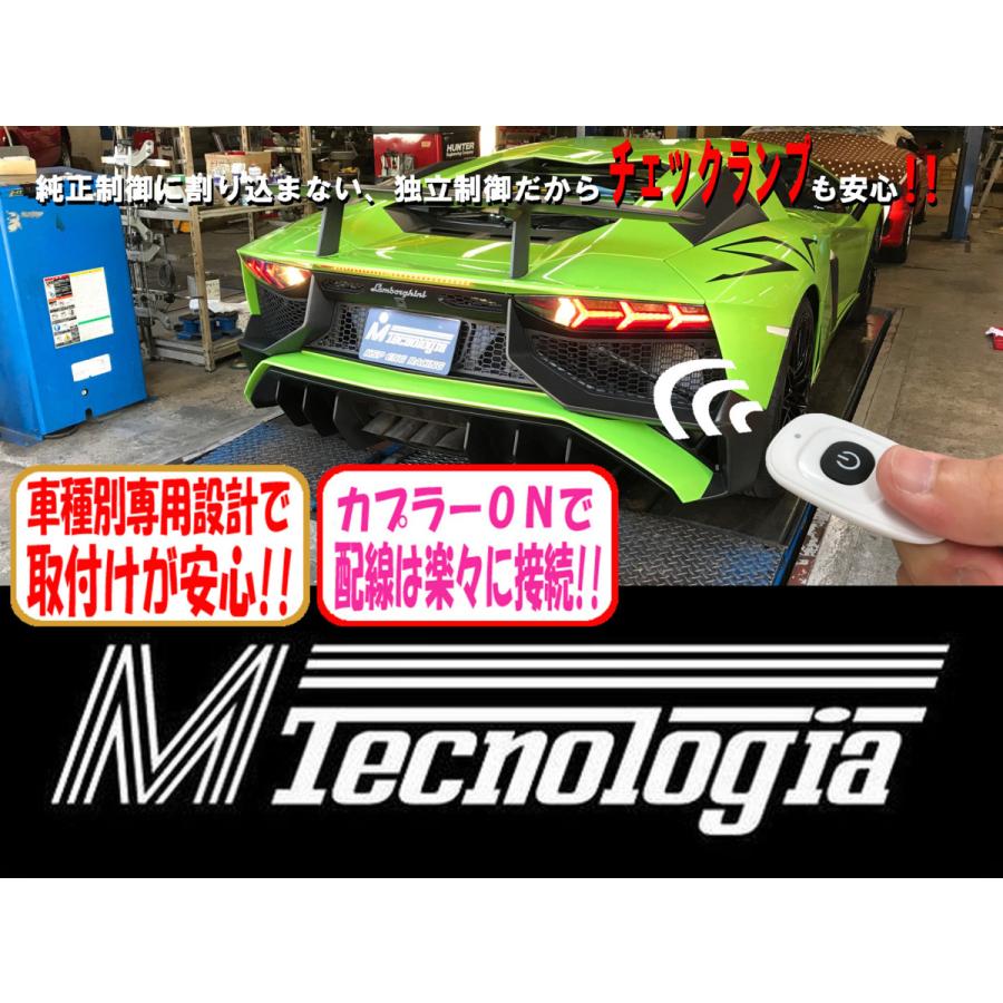 アヴェンタドールSV専用取説付属！純正マフラーバルブを自由に操作 