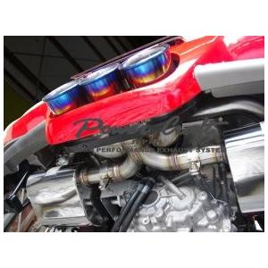 Power Craft製フェラーリ458イタリア用マフラーエキゾーストバルブ付