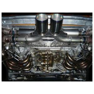 Power Craft製ポルシェ997GT3 GT3RS用マフラー純正バルブ使用タイプ2 