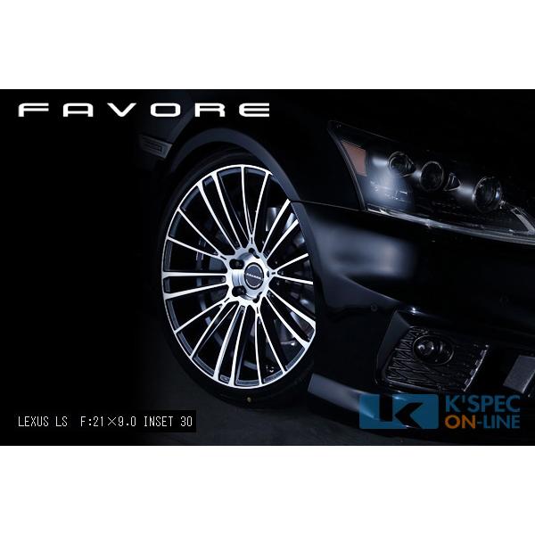 SilkBlaze FAVORE アルミホイール 20×9.5J/ +50/ 114.3-5H/ 60φ マットブラック_[FAVORE-AW-007R]の画像