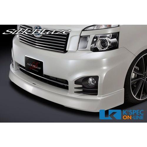 SilkBlaze フロントハーフスポイラーVer.2【未塗装】70系ヴォクシーZS/Z後期_[SB-70VOMC-FS2] | 