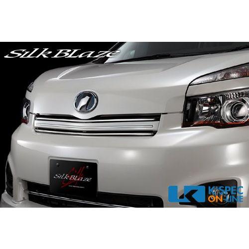 SilkBlaze フロントグリル/スモールタイプ【未塗装】70系ヴォクシーZS/Z後期_[SB-70VOMS-FG2] | 