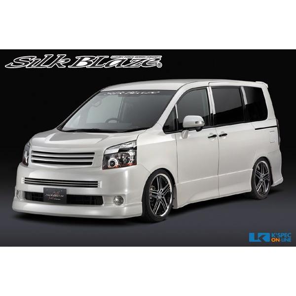 SilkBlaze フロント/リアスポイラーセット【純正色塗装】70系ヴォクシーZS/Z前期_[SB-70VOXY-FR-c] | 
