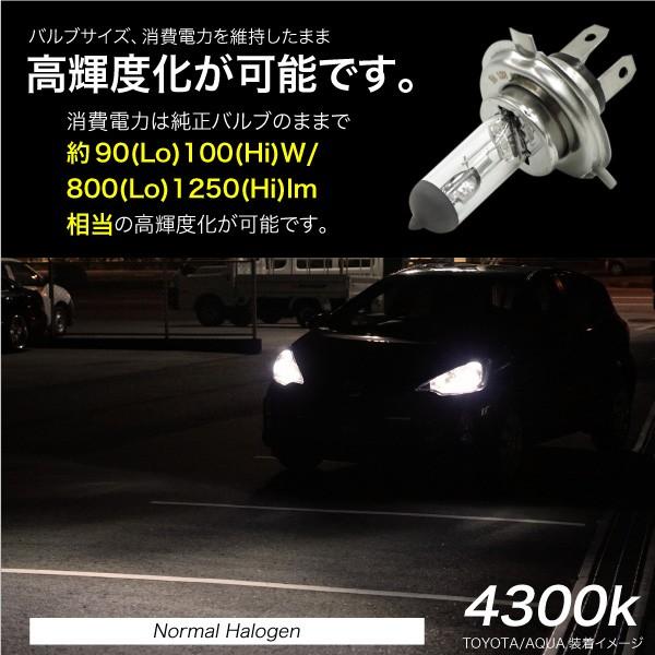 ハロゲンバルブ H4 55w 4300k 12v 100w 1250lm相当 車検対応 2個 ヘッドライト フォグランプ パーツ ホワイト 白 車 バイク インポート直販ks問屋 通販 Paypayモール