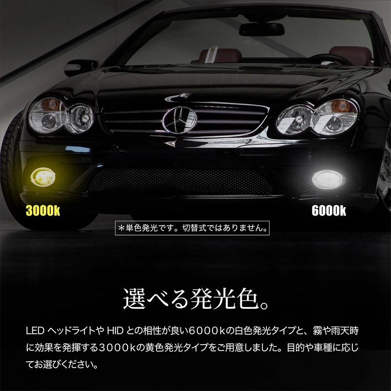 H3 H3a H3c H3d LED フォグ 12V 24V フォグランプ バルブ 2個 700lm
