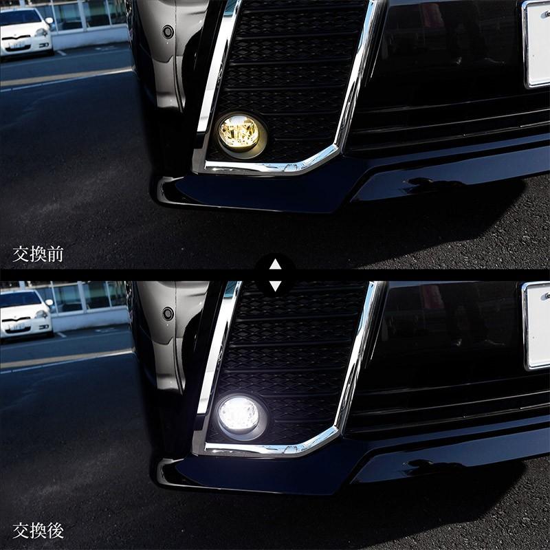 H8 HB4 LED フォグ フォグランプ ホワイト キャンセラー内蔵 2個