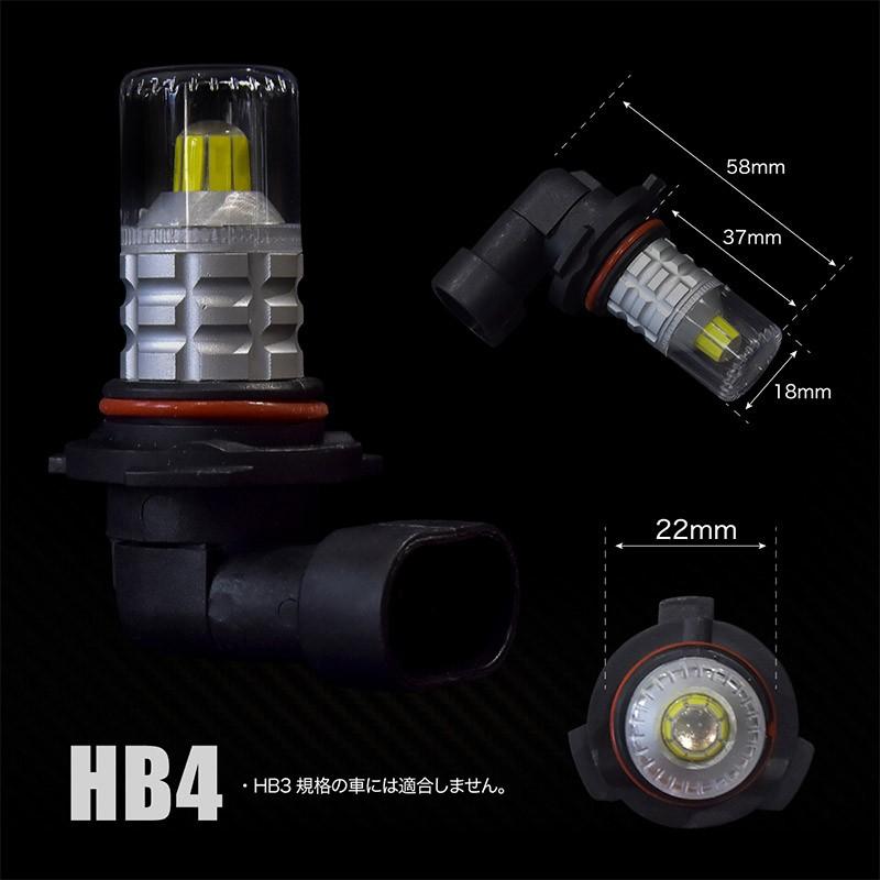 H8 HB4 LED フォグ フォグランプ ホワイト キャンセラー内蔵 2個