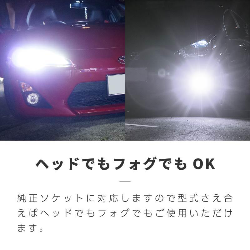 ヘッドライト フォグランプ LED バルブ H1 H3 H7 H8 H9 H11 H16 HB3 HB4 HIR2 車検対応 爆光 ホワイト 白 12V 24v｜ksplanning｜07