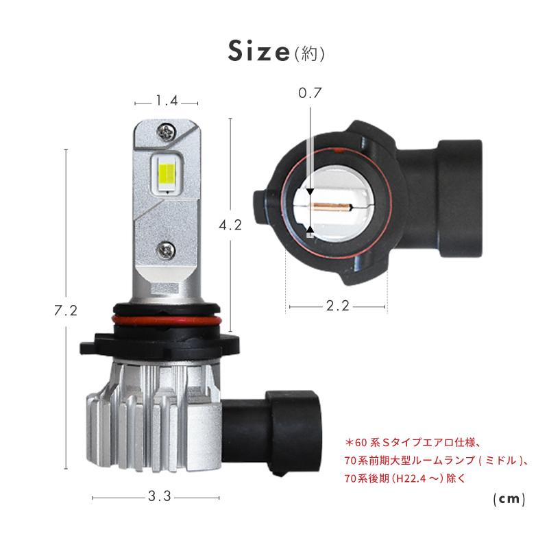 ノア 60系 70系 led フォグランプ HB4 バルブ 爆光 無極性 白 ノア 60系 70系 led フォグランプ HB4 バルブ 爆光 無極性 白