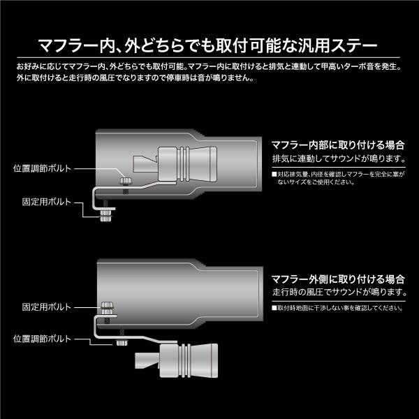 ターボサウンド マフラー 内径 32mm〜43mm 排気量 1000cc〜1600cc S