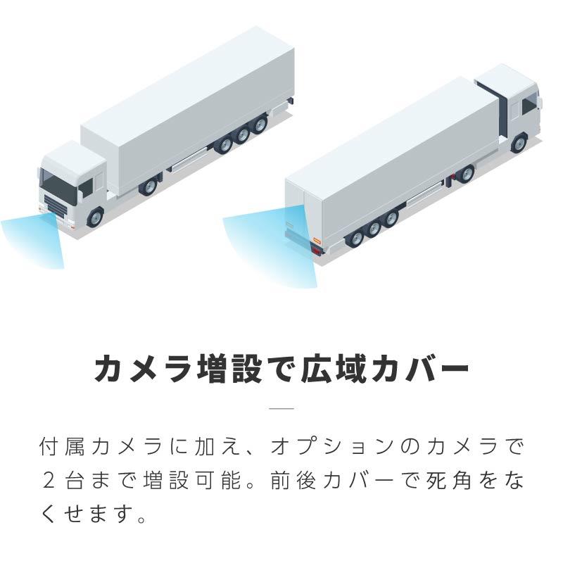 バックカメラ ワイヤレス 12V 24V 7インチ ミラーモニター セット CMOS