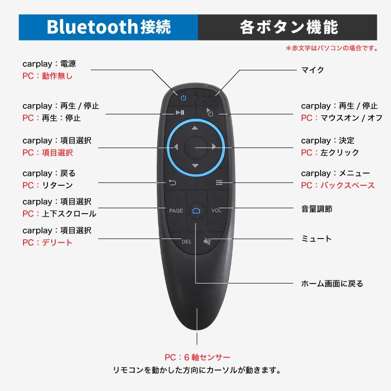 carplay カープレイ apple AndroidAuto Android iphone リモコン 
