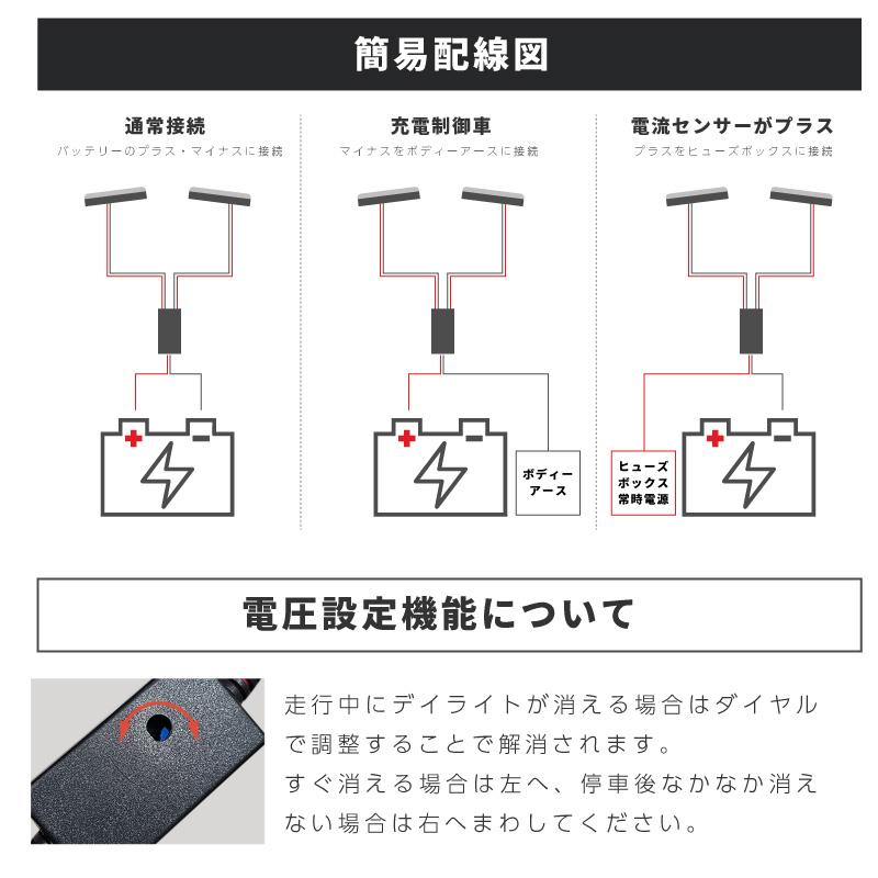 自動点灯ユニット デイライト led 電源ユニット 配線キット エンジン
