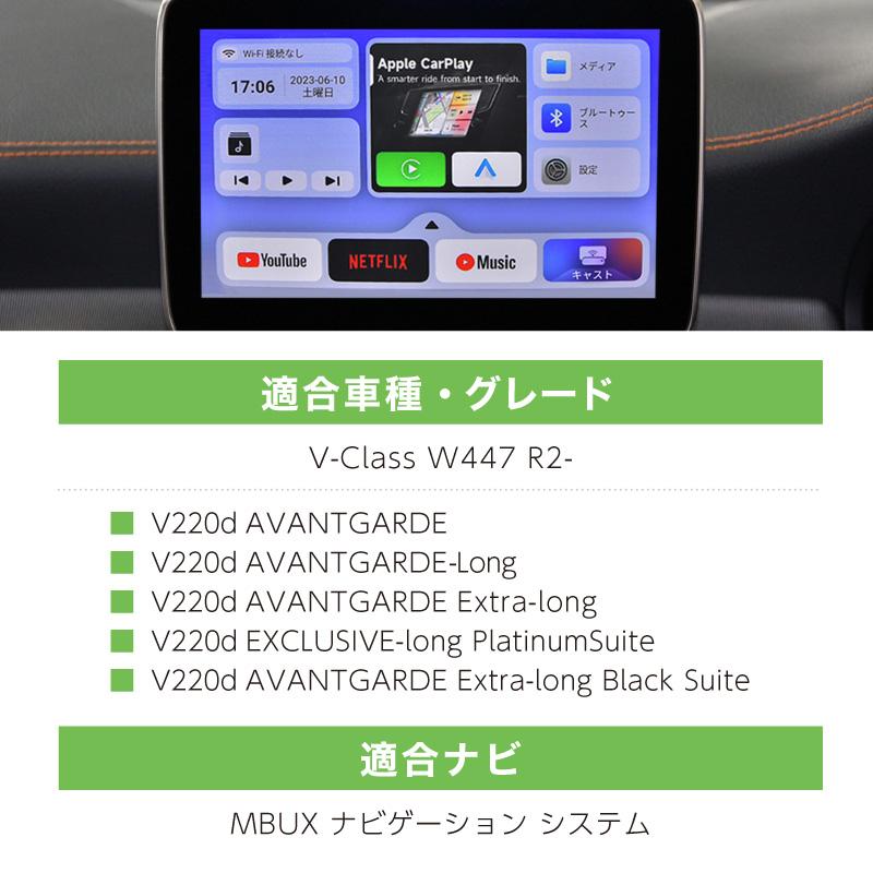 外部接続カープレイ iphone carplay サポート付き ベンツ 互換品 EQCクラス Carplay カープレイ HDMI apple Android Auto
