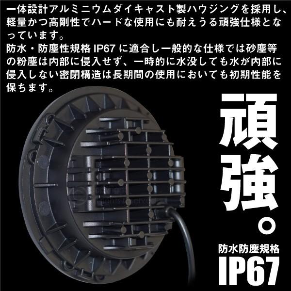 ヘッドライト LED 7インチ 爆光 CREE 6500K 3200lm ブラックモデル 