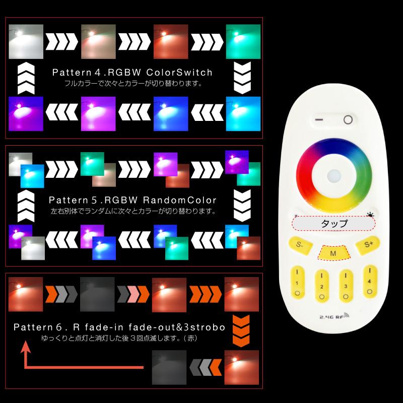 BMW E90 E91 前期 3シリーズ RGB LED イカリング バルブ エンジェルアイ CREE 30w 1500lm リモコン キャンセラー内蔵 ヘッドライトの画像