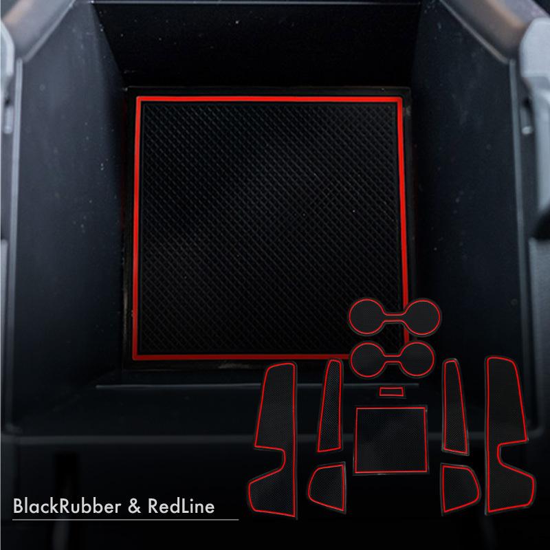 マツダ MX-30 MX30 ドアポケットマット 10pcs インテリアラバーマット