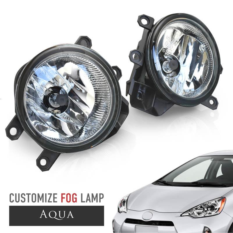 トヨタ TOYOTA 純正 1系 アクア LED フォグランプ 未使用品 トヨタ アクア 10系 フォグランプ ユニット H11 ガラスレンズ 純正