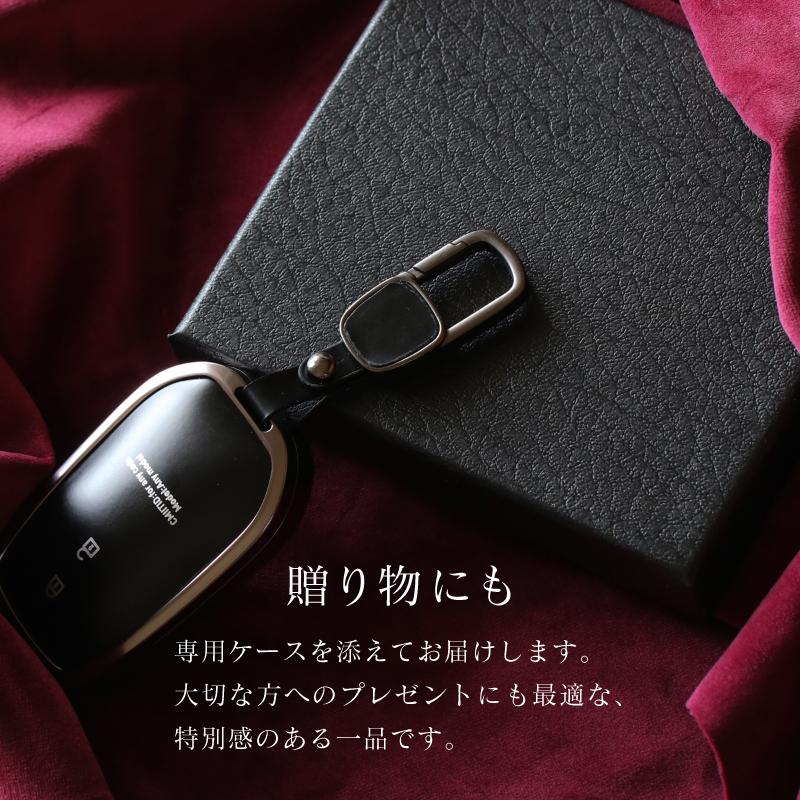 スマートキーケース 革 本革 カラビナ付き キーケース 車 鍵 メンズ