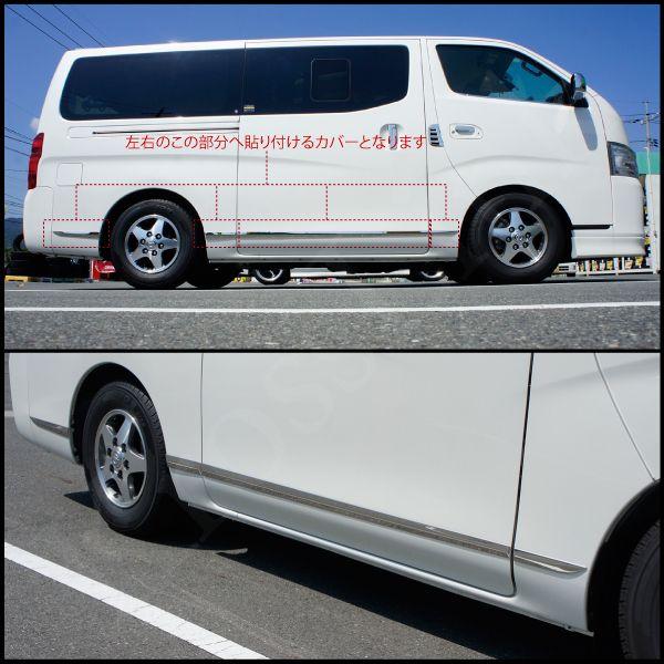キャラバンE26 NV350用 日産(NISSAN CARAVAN) メッキサイドドア