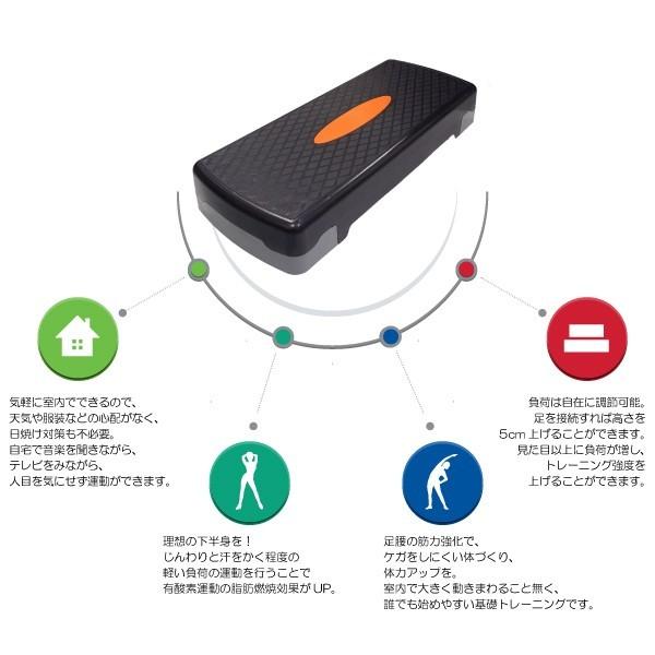 エアロビクスステップ 踏み台 昇降運動 2段 68cm ダイエット器具