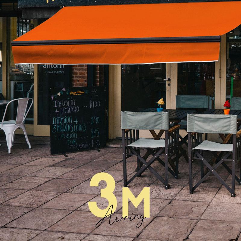 オーニング 黒 3×2