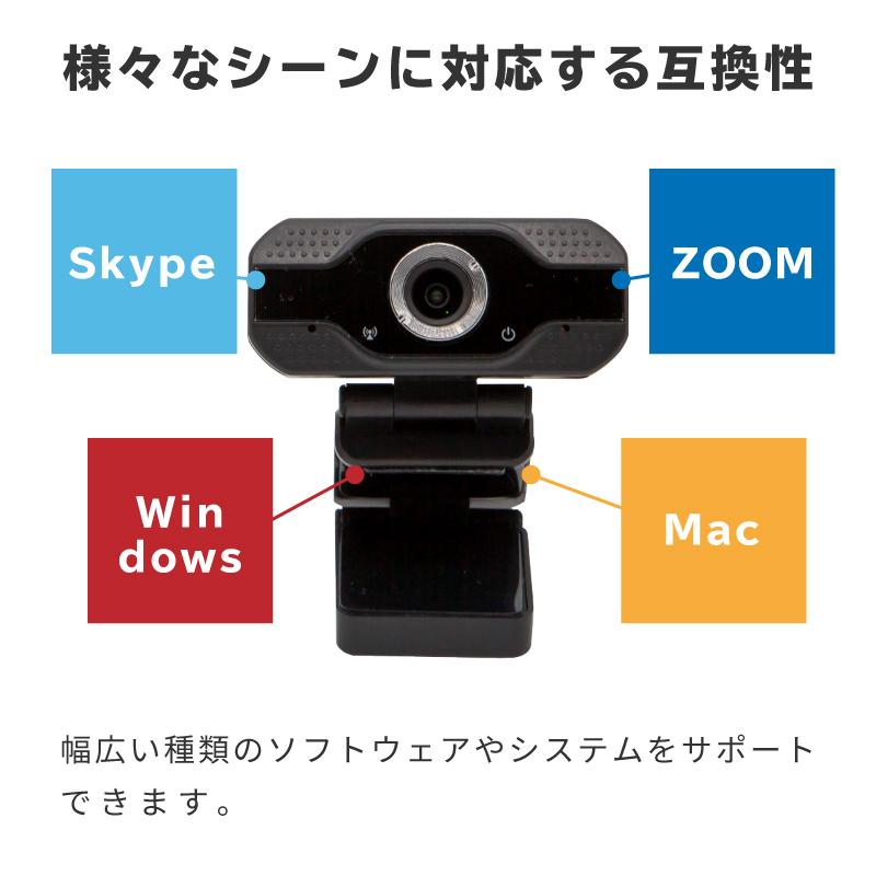 webカメラ ウェブカメラ マイク内蔵 カバー 広角 USB 1080p 高画質