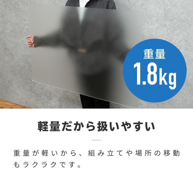 アクリルパーテーション 卓上 スタンド 5枚 900 600 アクリル板