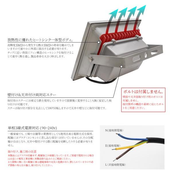 投光器 LED 30W リモコン付き RGB 16色 イルミネーション 調光調節