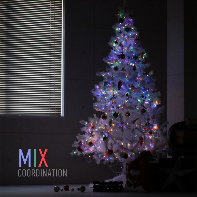 クリスマスツリー 210cm ホワイト グリーン 白 緑 北欧 おしゃれ