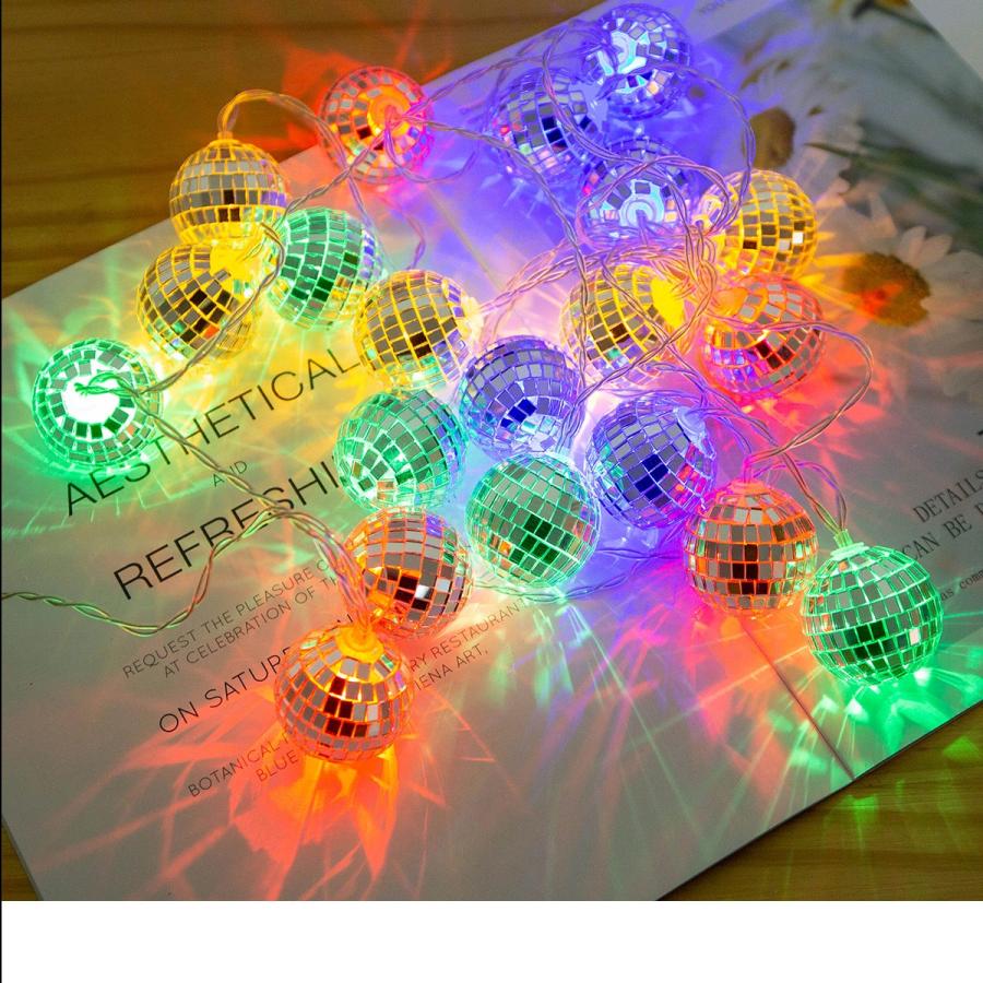 イルミネーション LED ミラーボール オーナメント クリスマス 飾り付け