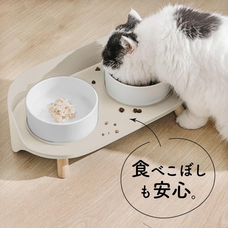 ペットフードスタンド ペットフードボウルスタンドセット ペットフードボウル スタンド 陶器