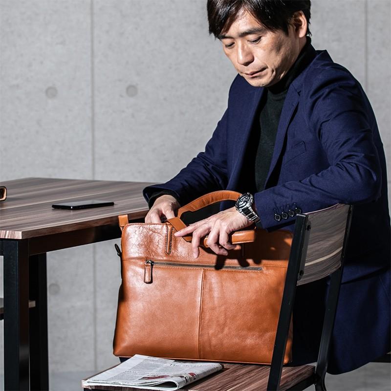 ビジネスバッグ メンズ レディース 本革 牛本革 スリム 2色 レザー ショルダーベルト 斜めがけ おしゃれ 269 269 インポート直販ks問屋 通販 Yahoo ショッピング