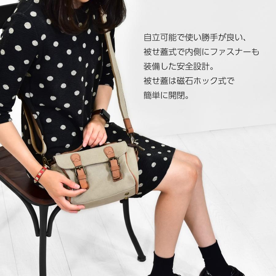 ミニバッグ ショルダー レディース 帆布 本革 2way ショルダー ミニバッグ ショルダー レディース 帆布 本革 2way ショルダー