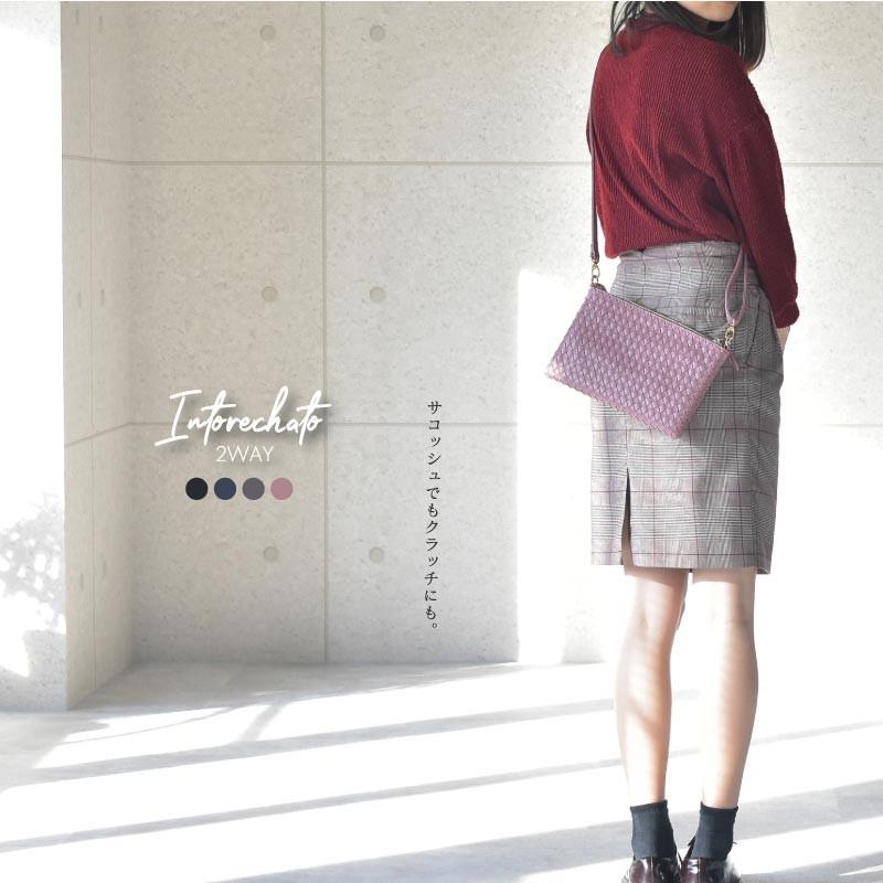 サコッシュ レディース クラッチバッグ ミニ 小さめ かわいい 横 軽量 2way 薄型 イントレチャート 編み上げ ショルダーバッグ おしゃれ 349 インポート直販ks問屋 通販 Paypayモール