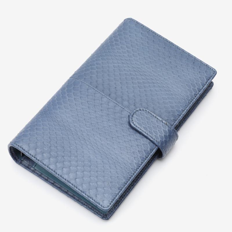 手帳カバー レディース メンズ システム手帳 バイブルサイズ パイソン