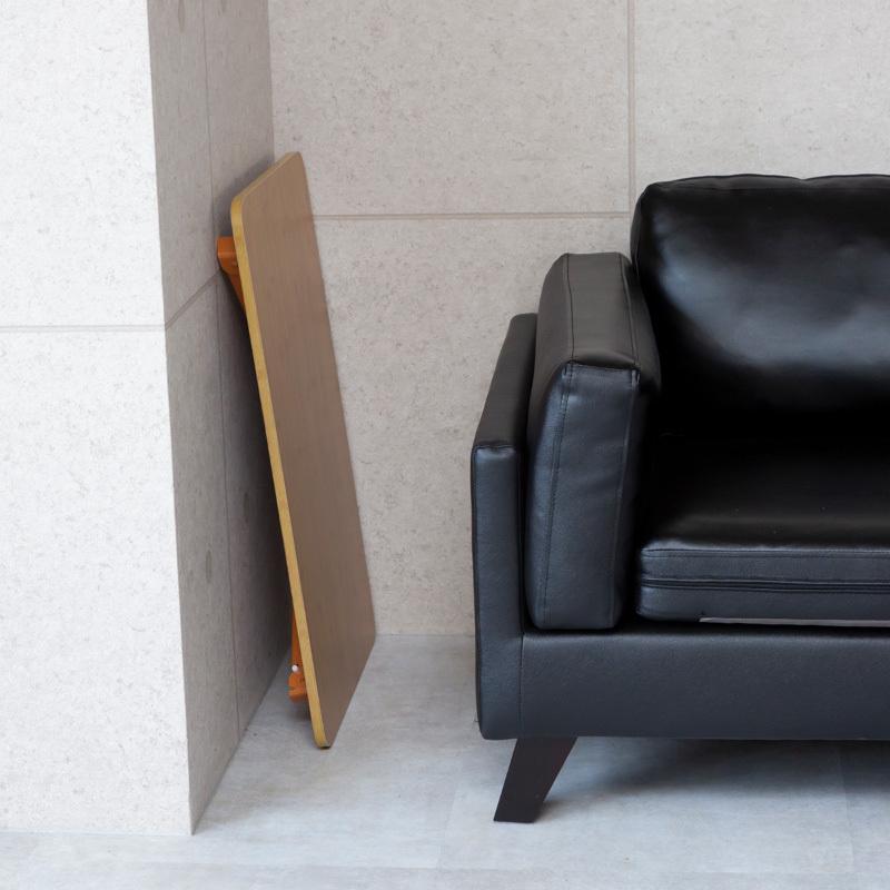 テーブル 折りたたみ 一人用 ローテーブル 69cm 49cm 29cm 長方形 白