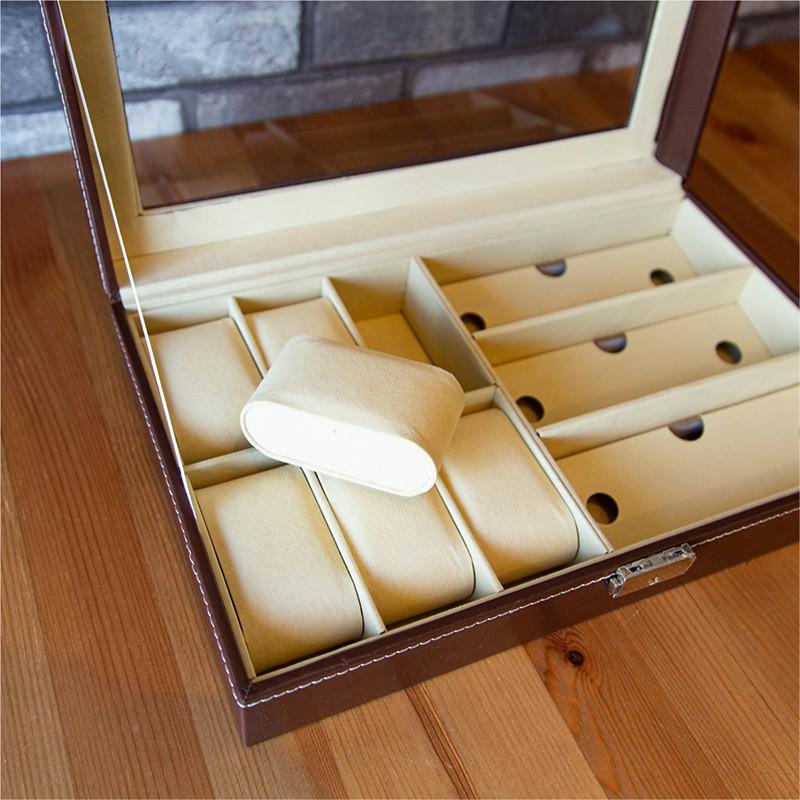 メガネケース ウォッチケース 時計 収納ケース めがね 眼鏡 サングラス