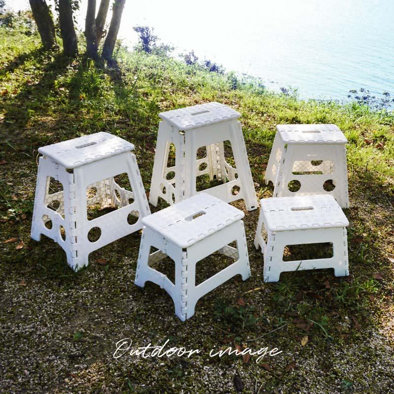 踏み台 折りたたみ おしゃれ スツール ステップ台 椅子 耐荷重150kg XL 軽量 折り畳み 屋内 屋外 大人 子ども 子供 アウトドア 脚立 | ブランド登録なし | 07