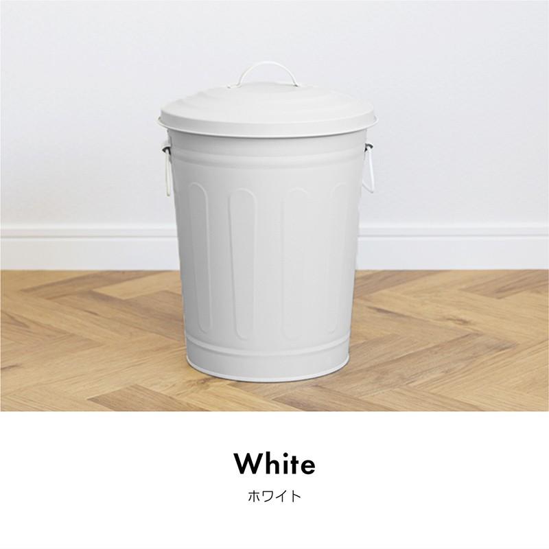 ゴミ箱 12リットル おしゃれ ふた付き コンパクト かわいい スチール製
