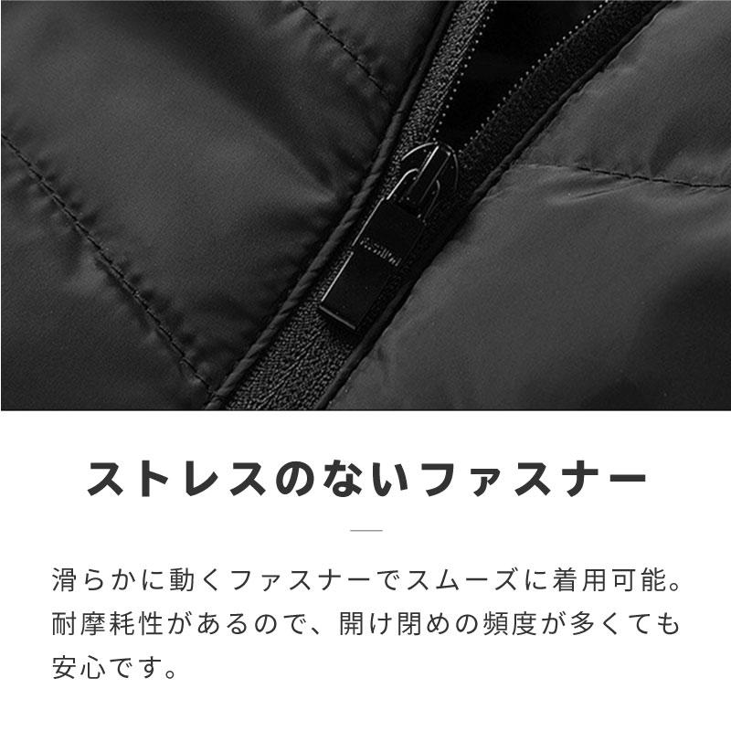 ヒーターベスト USB 電熱ベスト ヒーター付きベスト ヒーター 付き ジャケット ハイネック 7サイズ 大きいサイズ 防寒｜ksplanning｜10