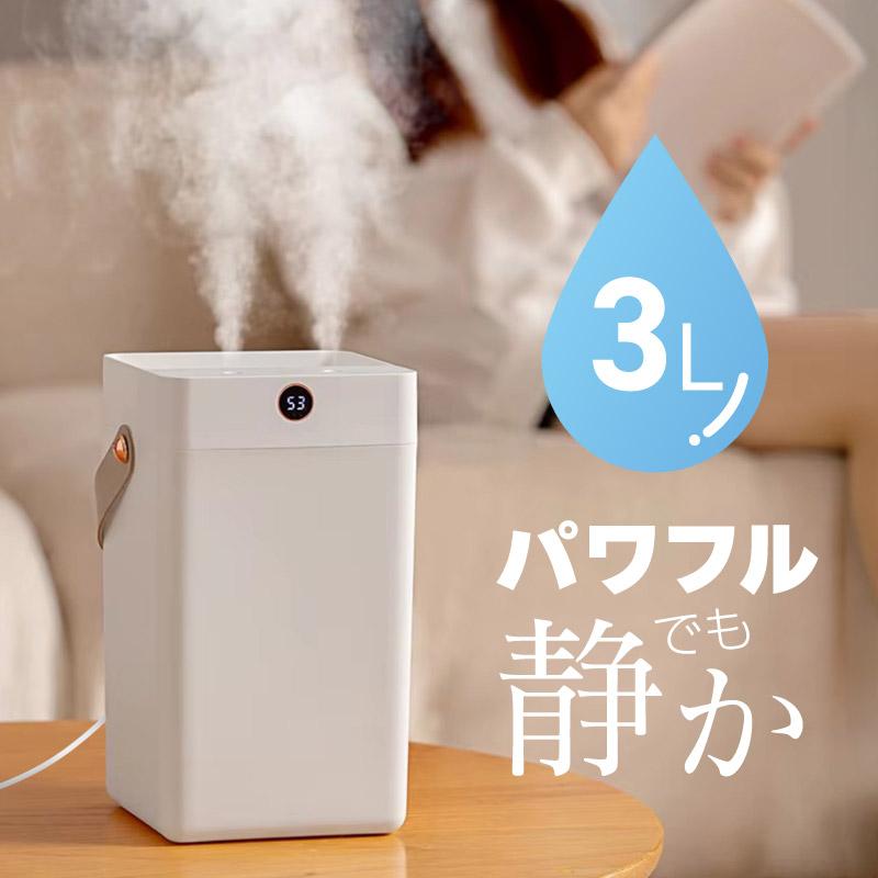加湿器 卓上 お手入れ簡単 超音波式 ミスト オフィス 寝室 小型 大容量