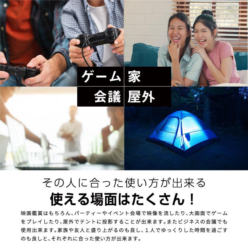 プロジェクター 小型 スマホ wifi dvd ブルーレイ 対応 wi-fi
