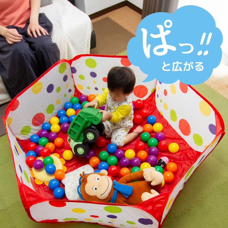 ベビーサークル　ボールプール　新品未使用　値段下げました ku375_6.jpg
