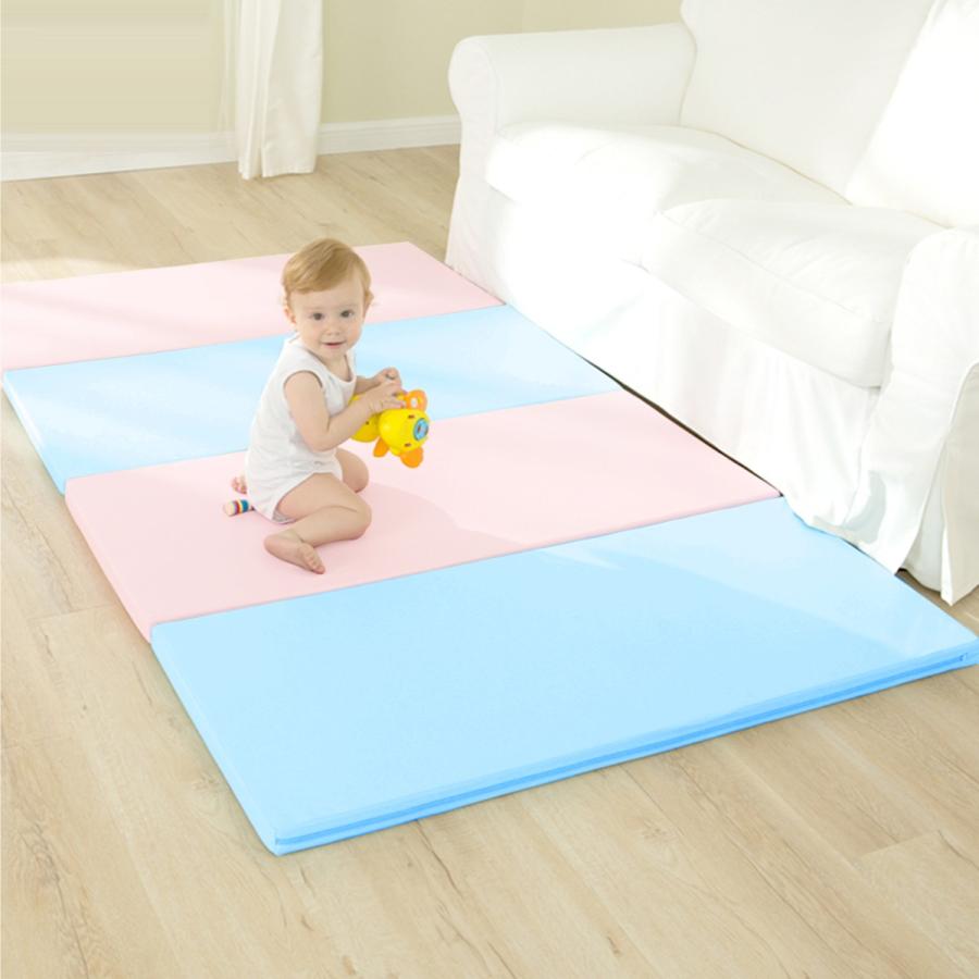 プレイマット ベビー キッズ 厚手 5cm 北欧 防音 防水 120×200cm 折りたたみ コンパクト 収納 大判 85435インポート