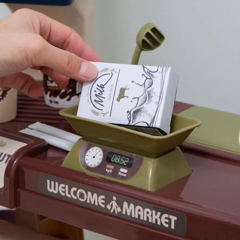 お店屋さんごっこ お店やさんごっこ おもちゃ カウンター レジスター スーパーマーケット コンビニ ショッピングカート おままごとセット | ブランド登録なし | 07