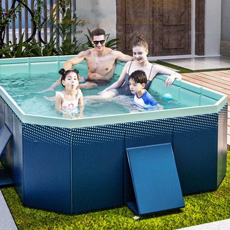 【新品未使用】プール 3m 大型  ファミリープール 家庭用　子供　夏 家庭用プール 大型 3m 4m 空気入れ不要 折りたたみ 子供用 大人用