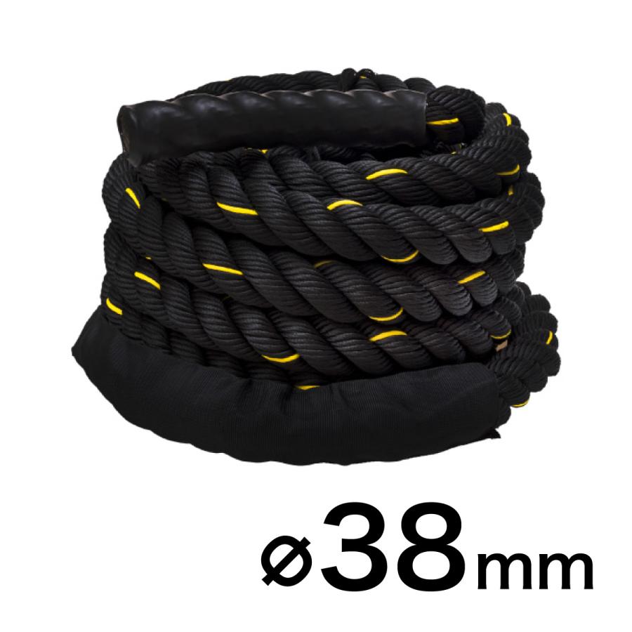 ジムロープ トレーニングロープ スイングロープ 筋トレ 体幹 全長9m 直径3 8cm 重量約 7 35k バトルロープ ナイロン製 有酸素運動 初心者 インポート直販ks問屋 通販 Yahoo ショッピング